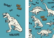 UTERÁK DINOSAURS x2 40x60 cm, dvojbal