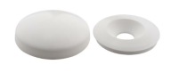ROZETA 14 mm - KRYT NA SKRUTKY, BIELY, 100 kusov