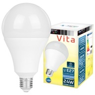 LED žiarovka SMD dióda E27 2835 24W 230V A95 biela