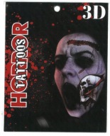 Umývateľné HALLOWEENSKÉ TETOVANIE VODOU RÔZNE VZORKY