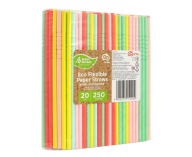 SLAMKY NA PITIE - SLAMKY PAPIER 250KS 6x200mm - PASTEL