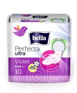 Hygienické vložky, Bella Perfecta Violet, deo fresh drenáž, 10 kusov