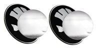Silikónové emblémy, odznaky 55mm na Škodu 5,5cm