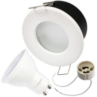 HALOGÉNové svietidlo Hermetický stropný podhľad + GU10 6W LED žiarovka