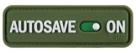 Nášivka Autosave PVC Olive M-Tac emblém