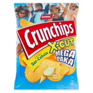 Crunchips X-Cut Crisps s príchuťou syra a cibule 200 g