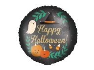 Happy Halloween Pumpkin Ghost fóliový balón 45 cm