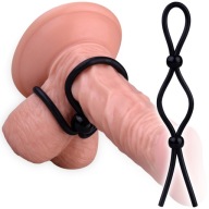 Nastaviteľný sexuálny krúžok na penis a semenníky, krúžok