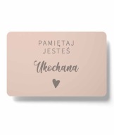 Magnet na chladničku - Pamätajte, že ste milovaná ružová