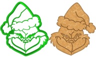 Formička na perník VIANOČNÉ VIANOCE Grinch 9cm
