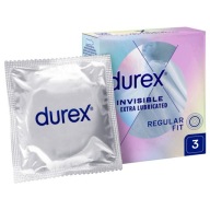 DUREX INVISIBLE - najtenšie kondómy, 3 ks