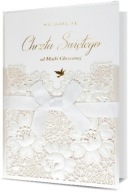 Darček od krstnej mamy ku krstu, elegantné blahoželanie H972