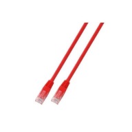 UTP kat.6 prepojovací kábel červený 0,25m PVC PC-6UTPPVC-RD0,25
