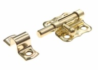 Malá okrúhla závora na dvere, truhlice L-40 mm Mosadz / 2 ks
