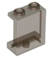 LEGO PANEL 1X2X2 TRANSPARENT TMAVÉ 87552