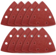 10x papierový trojuholník so suchým zipsom 93x93x93 P150 Multi-Tool