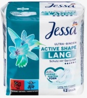 Jessa Aktive Shape Long hygienické vložky 12 ks