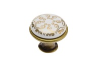 PORCELÁNOVÝ GOMBÍK GP-0728-J4-C-04 ORIENT ZLATÝ