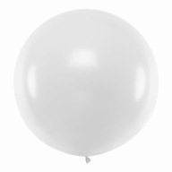 VEĽKÝ BALÓN VEĽKÁ GUĽA biela pastelová XXL 100 cm na sväté prijímanie