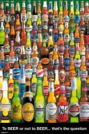 Nástenný plagát k baru Beer Bottles, 61x91,5 cm
