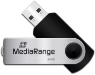 Reverzibilná USB 2.0 pamäťová jednotka MediaRange 64 GB