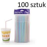 Opätovne použiteľné plastové slamky na pitie | 100 kusov