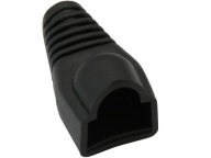 RJ45 ZÁSTRČKA GUMOVÁ KRYTKA (8P8C) ČIERNA 20 KS