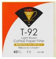 CAFEC LIGHT kužeľový papierový filter biely pohár1 40