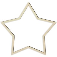 Drevený prívesok Prsteň lapač snov HVIEZDA hviezda preglejka šírka 22cm
