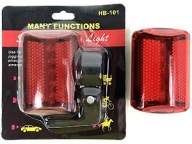 LED BICYKLOVÉ SVETLO VZADU