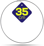 Kovový prsteň ČIERNA na lapače snov, 35 cm