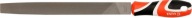 Kovový pilník, plochý, polohladký, 250 mm