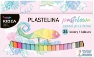 KIDEA SCHOOL Plastelína 24 PASTELOVÝCH FARIEB