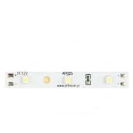 LED modul LED pásik GL-3 0,25W 12VDC 3 x 3528SMD studená biela sada. 4 ks.