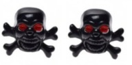 KLOBÚČKA MATICE VENTILU S BLACKMI ČIERNA 2 KS