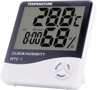 LCD HODINY ALARM TERMOMER STANICE TEPLOMER