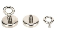 MAGNETICKÝ DRŽIAK SILNÝ NEODYMIOVÝ MAGNET S UCHOM Ø25 mm 15kg
