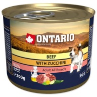 Ontario hovädzia konzerva s cuketou pre psov 200g