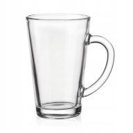 IWO sklenený hrnček, pohár s uškom, káva, latte, čaj, horúca čokoláda, 300 ml