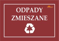 č. 77 VÝSTRAŽNÁ TABUĽA PRE ZMESOVÝ ODPAD