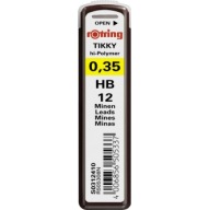 0,35 mm HB Tikky Rotring grafity