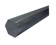 Šesťhranná ťahaná oceľová tyč S10 mm, dĺžka 500 mm