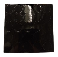 Čiapka samolepiaca 14mm LESK ČIERNA 326