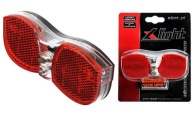 ZADNÉ SVETLO KUFOROVÉHO SVETLA SILNÉ ZADNÉ X-LIGHT 3 SUPER LED NA BATÉRIU XC-105