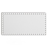 biely základný košík dno 19x37cm HDF obdĺžnik
