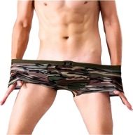 SEXY HNEDÉ CAMO BOXERKY 3XL
