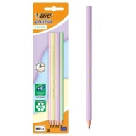 EVOLUTION PASTELOVÁ ceruzka BEZ GUMY 5 KS BIC, BIC