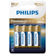 PHILIPS Batéria LR6 AA 1,5V PREMIUM Alkalická 4 ks