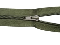 Zips 5, špirála, 55 cm, oliva