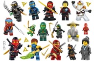 Odnímateľné tetovania pre deti LEGO NINJAGO CG401